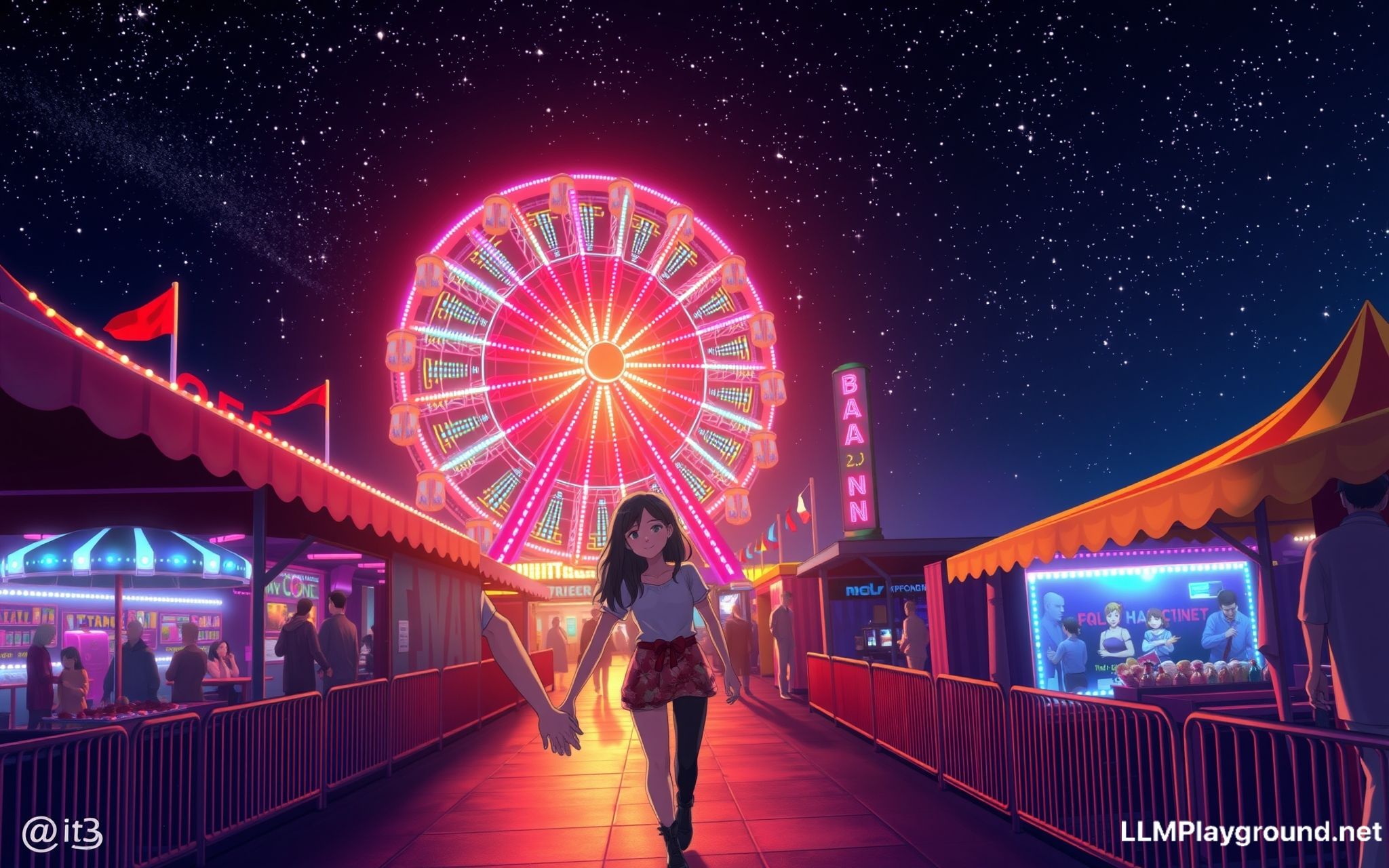 El encuentro en la feria