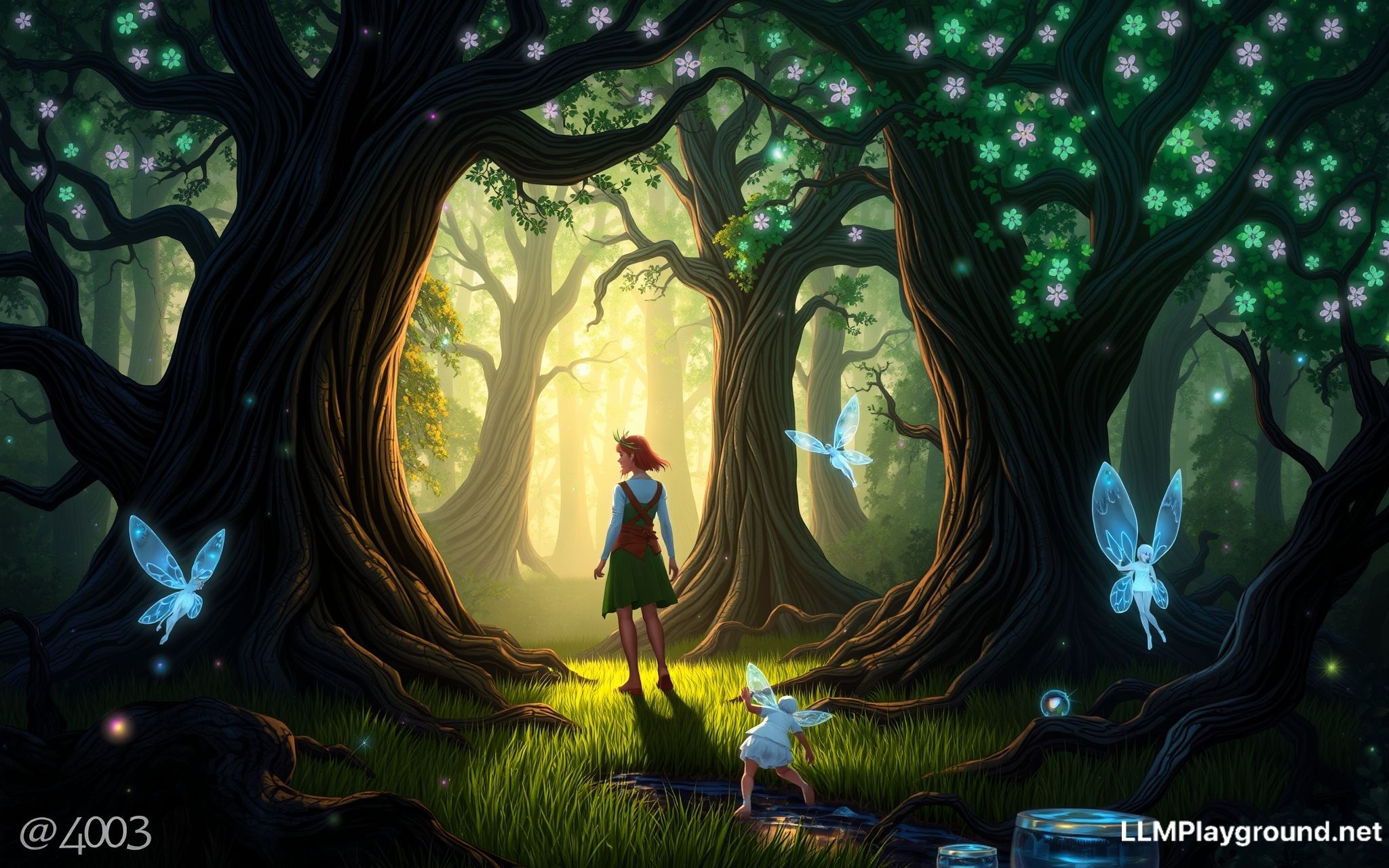 Encuentro en el bosque mágico
