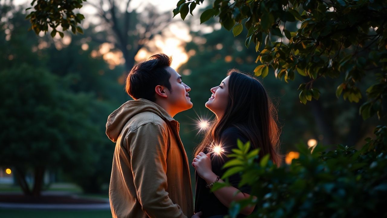 La magia del primer beso