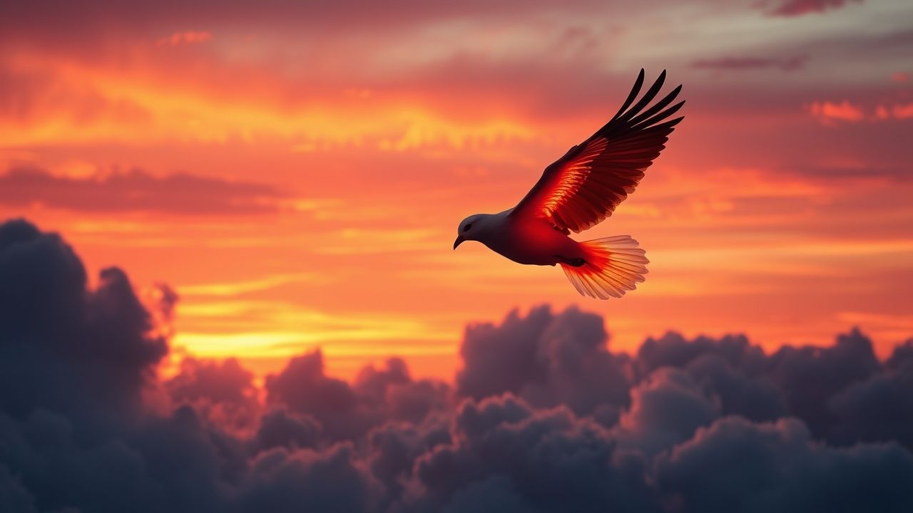 Las alas del atardecer